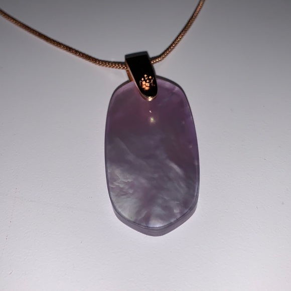 Kendra Scott Inez Rose Gold Long Pendant - Picture 6 of 15